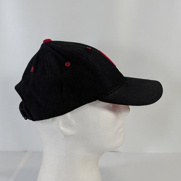 Nike Portland Trail Blazers Embroidered Logo Wool Strapback Cap Hat OS Black - Picture 6 of 8